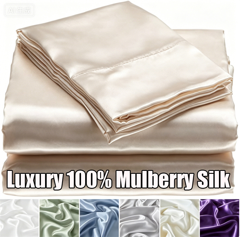 Luxury Skincare Sets - Conjunto de Lençóis de Seda Mulberry