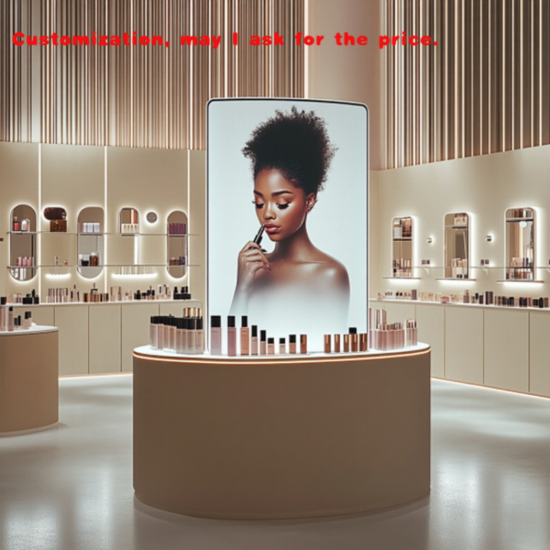 Luxury Skincare Design - Luxo moderno personalizado skincare cosméticos exibição