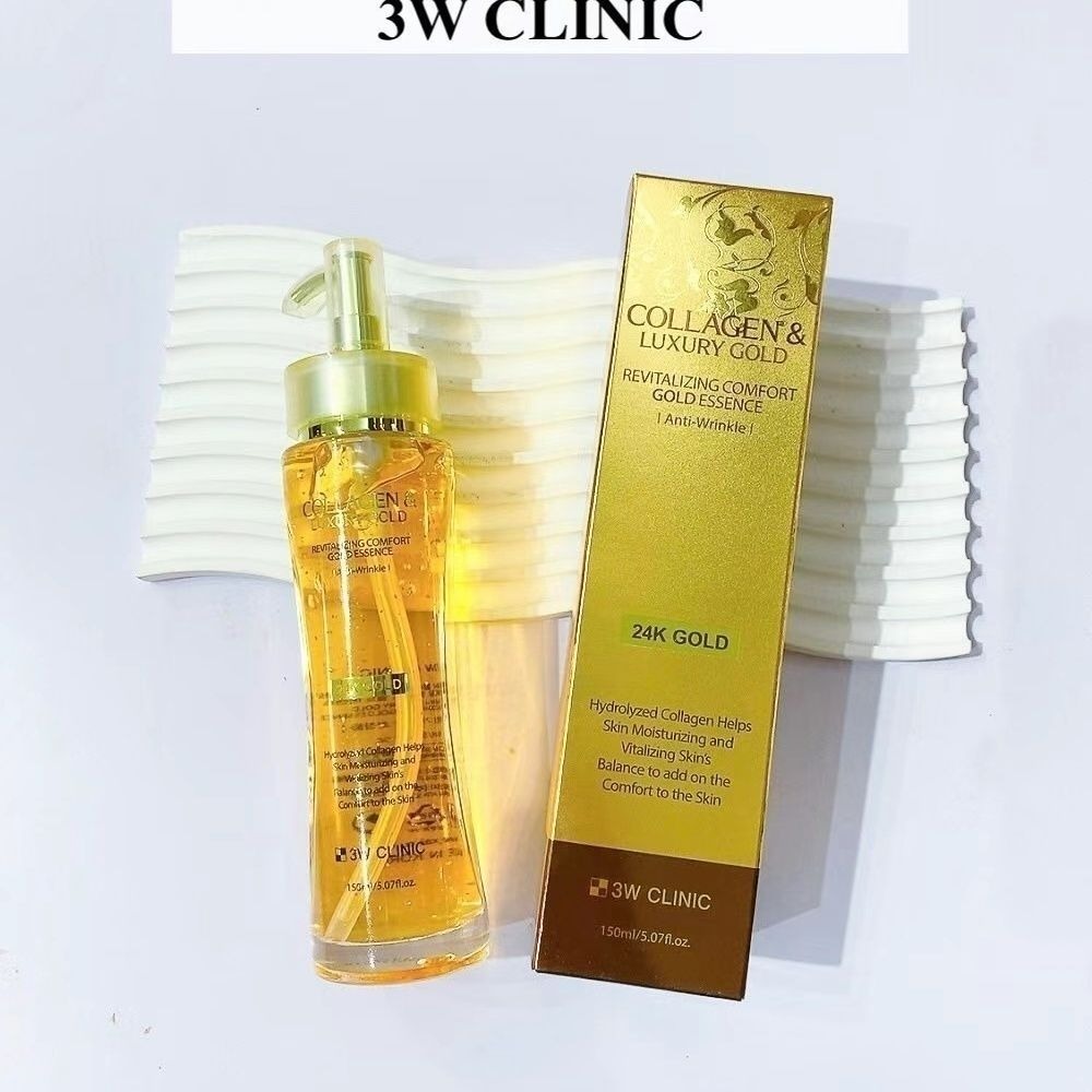 Luxury Skincare In Korea - 3WCLINIC Colágeno & Essência de Ouro