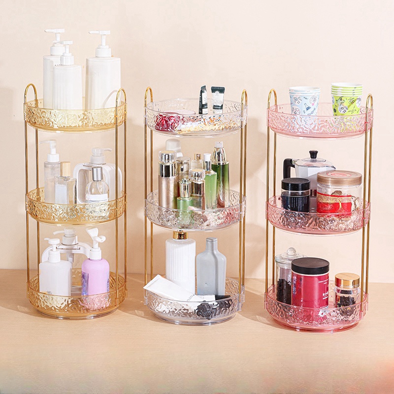 Luxury Skincare And Makeup Brands - Caixa de armazenamento giratória de cosméticos