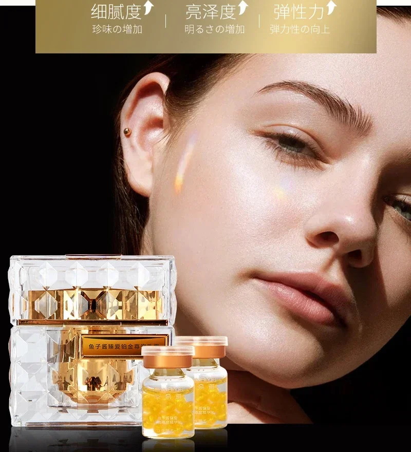 Platinum raro luxo caviar cuid - Luxury Skincare Sets avaliação e preço
