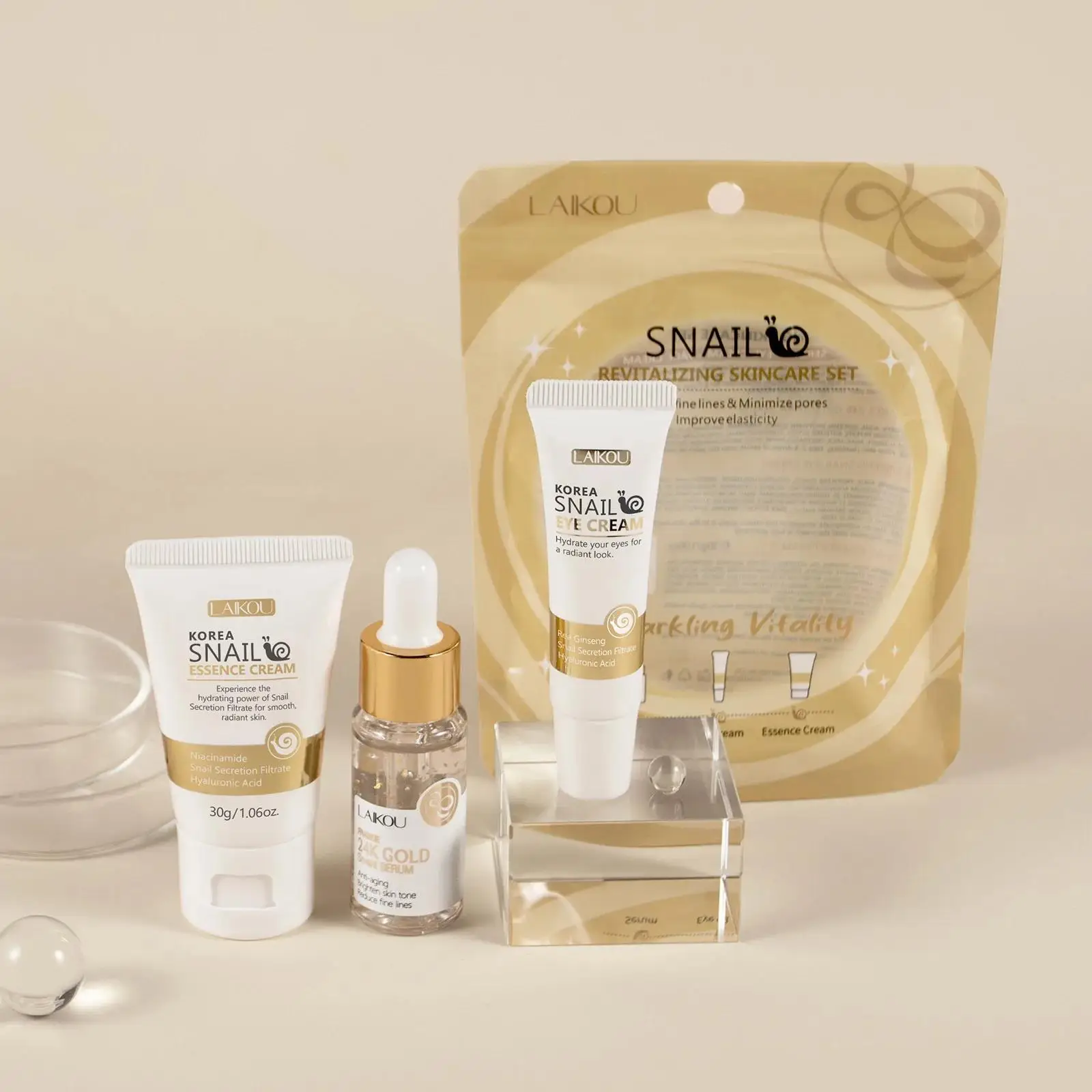 24k ouro caracol reparação sor - Luxury Skincare Sets avaliação e preço
