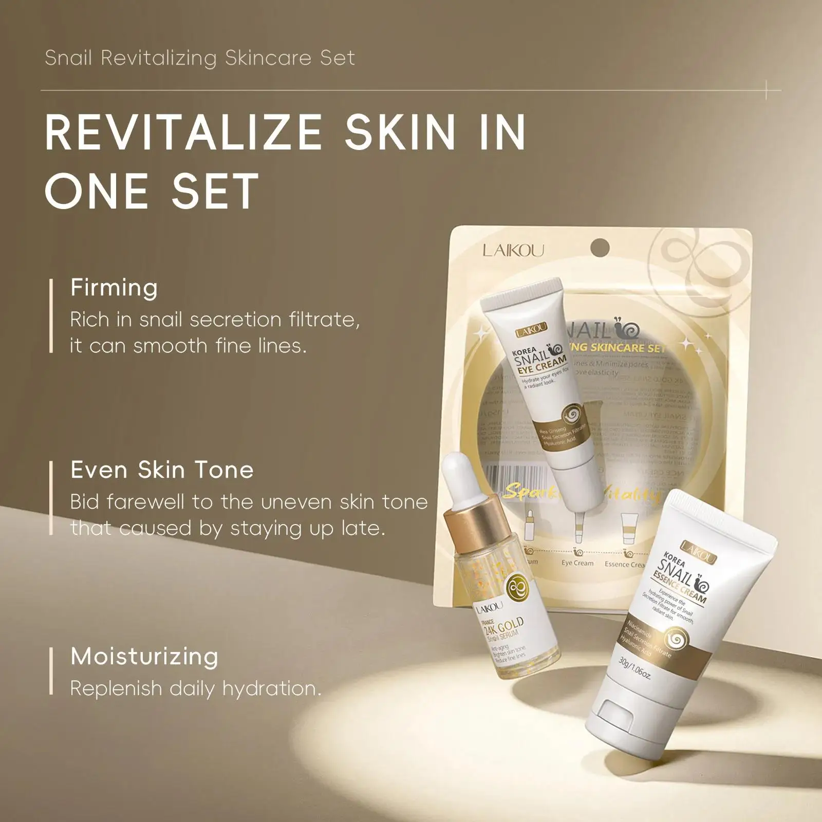 24k ouro caracol reparação sor - Luxury Skincare Sets avaliação e preço