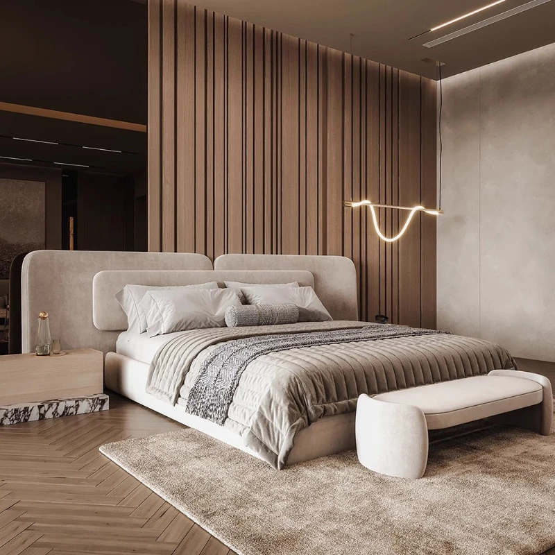 Cama Queen Size de Luxo com De - Luxury Skincare Design avaliação e preço