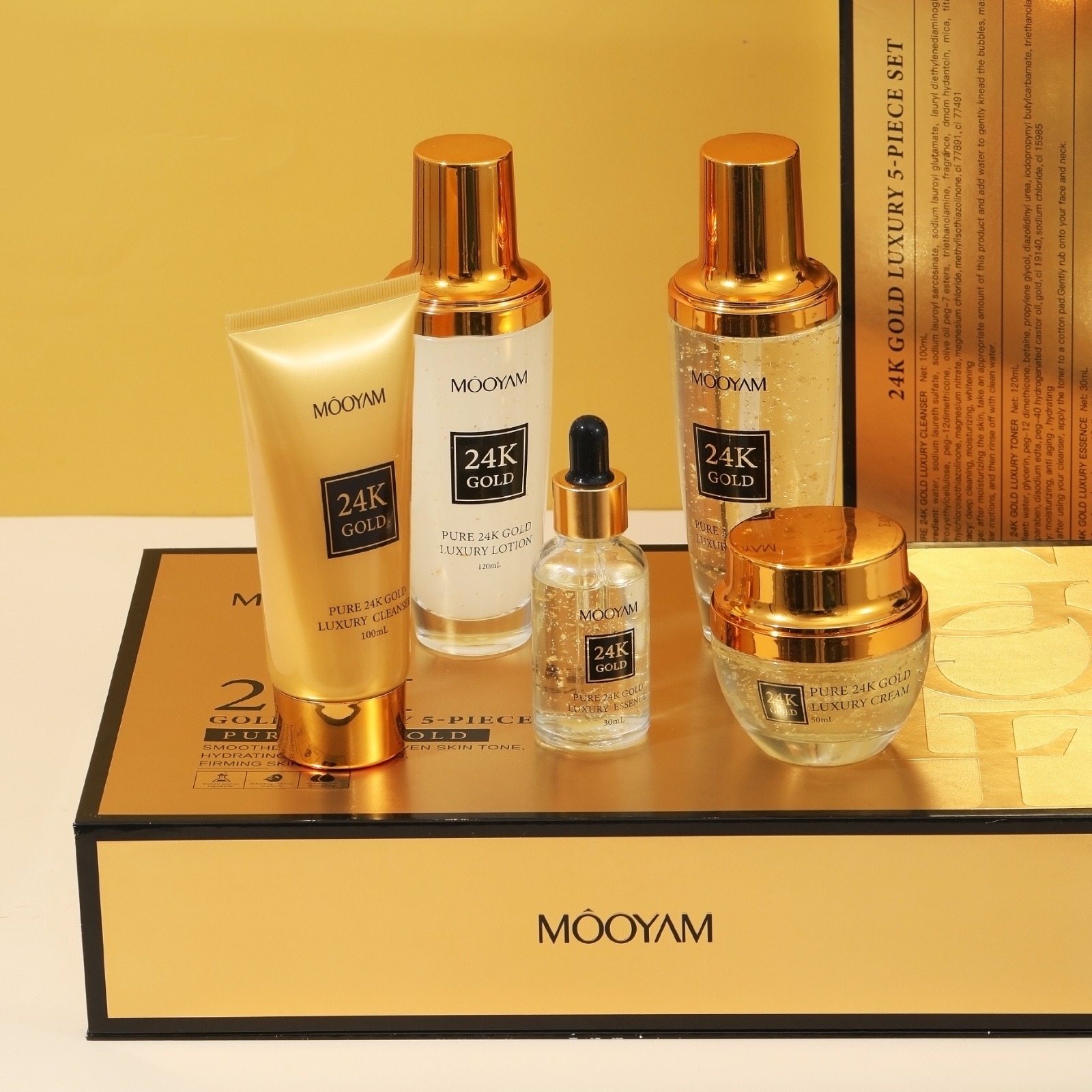 24k ouro luxo hidratante anti- - Luxury Skincare Sets avaliação e preço