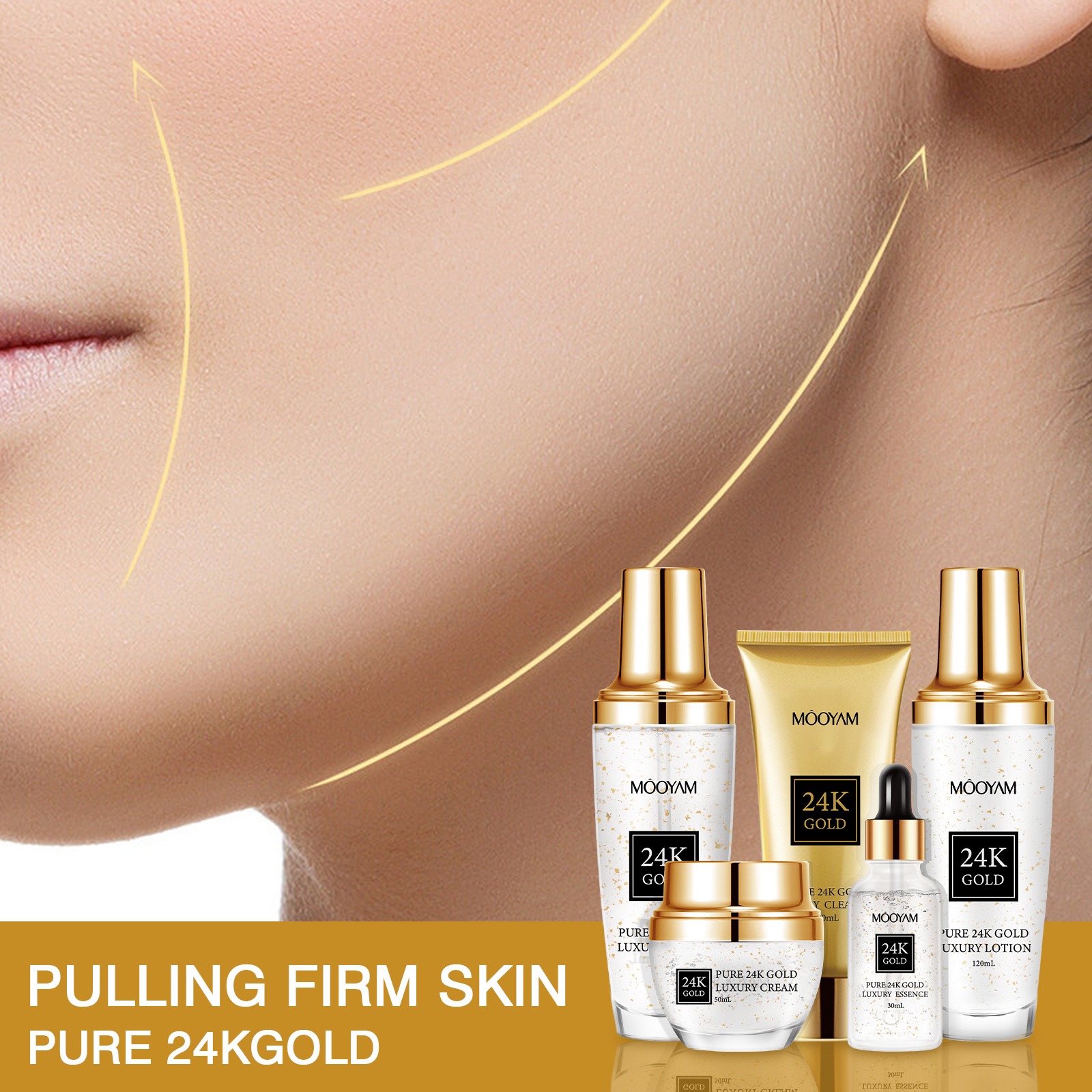 24k ouro luxo hidratante anti- - Luxury Skincare Sets avaliação e preço