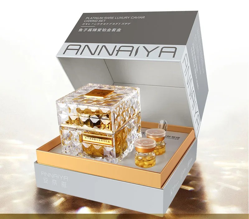 Creme Facial de Caviar Luxuoso - Luxury Skincare Sets avaliação e preço